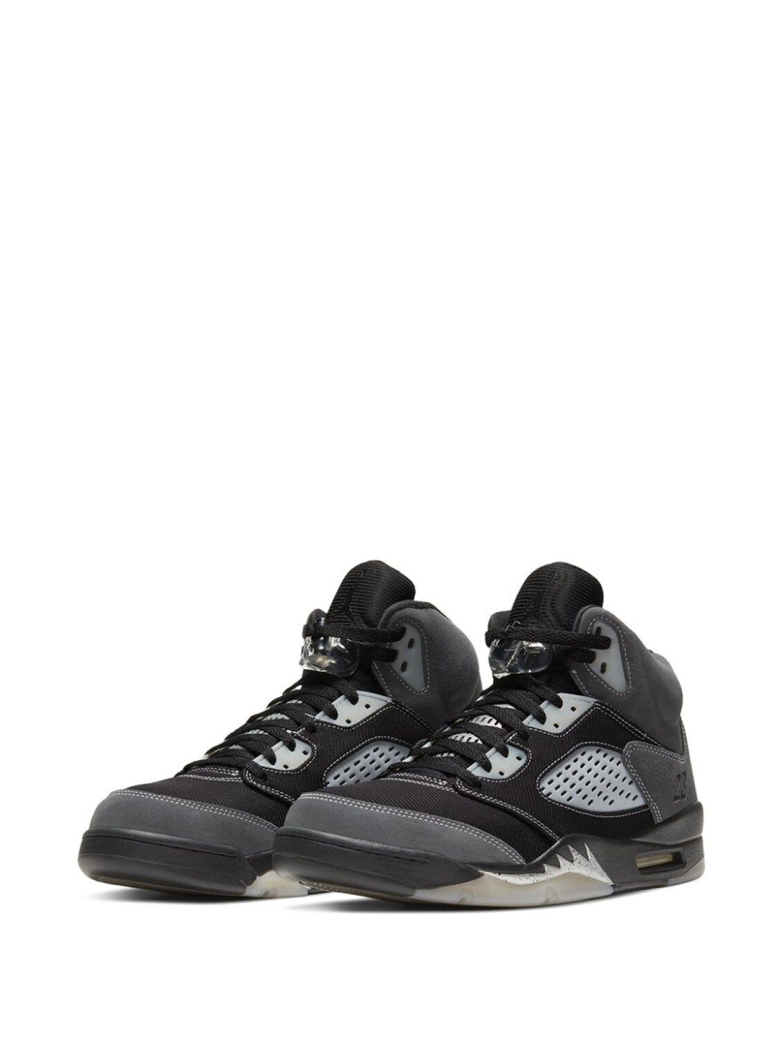 Кроссовки Jordan Air Jordan 5 Retro, черный/серый — фото 2