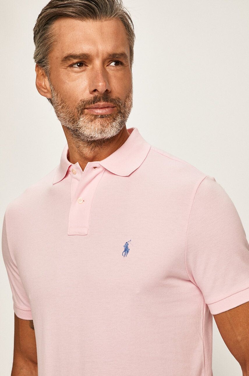 Футболка-поло Polo Ralph Lauren, розовый — фото 2