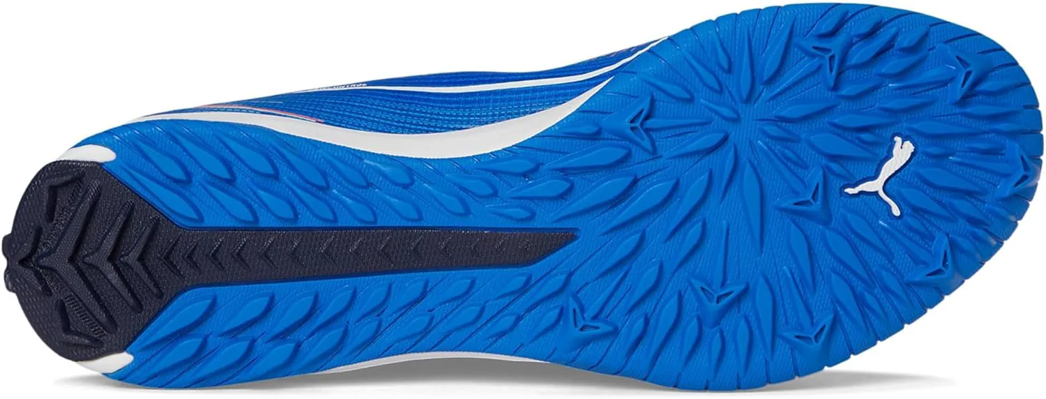 Футбольные бутсы-кроссовки PUMA Ultra Match Turf для мужчин, синий/белый/красный — фото 3