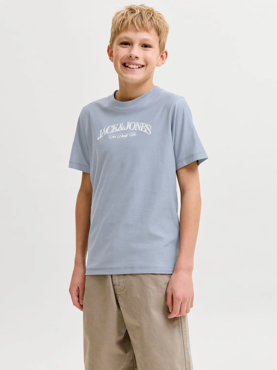 Футболка Jack & Jones Junior, Dusty Blue — фото 2