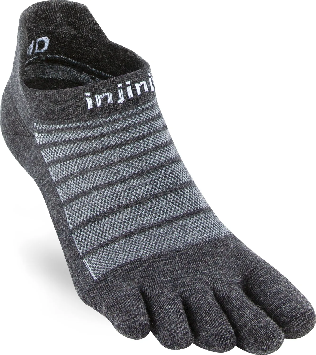

Легкие носки-невидимки из шерсти Injinji, Slate