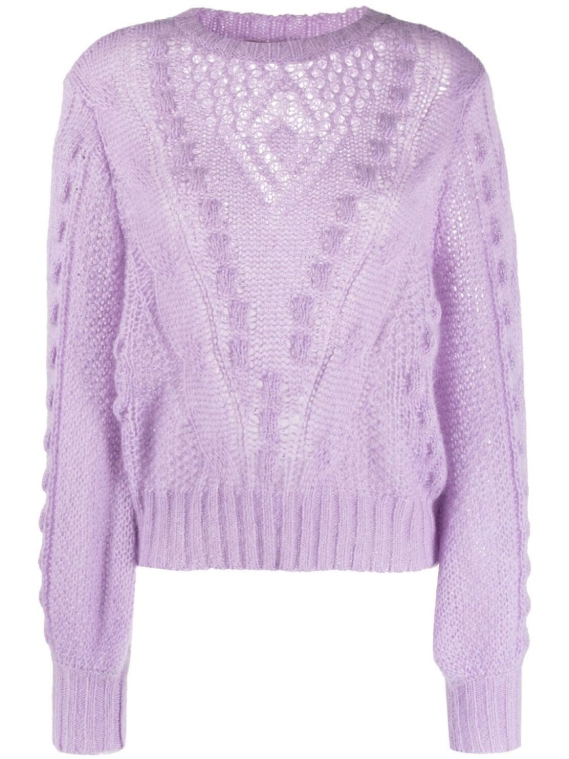 

TWINSET джемпер рыхлой вязки, фиолетовый