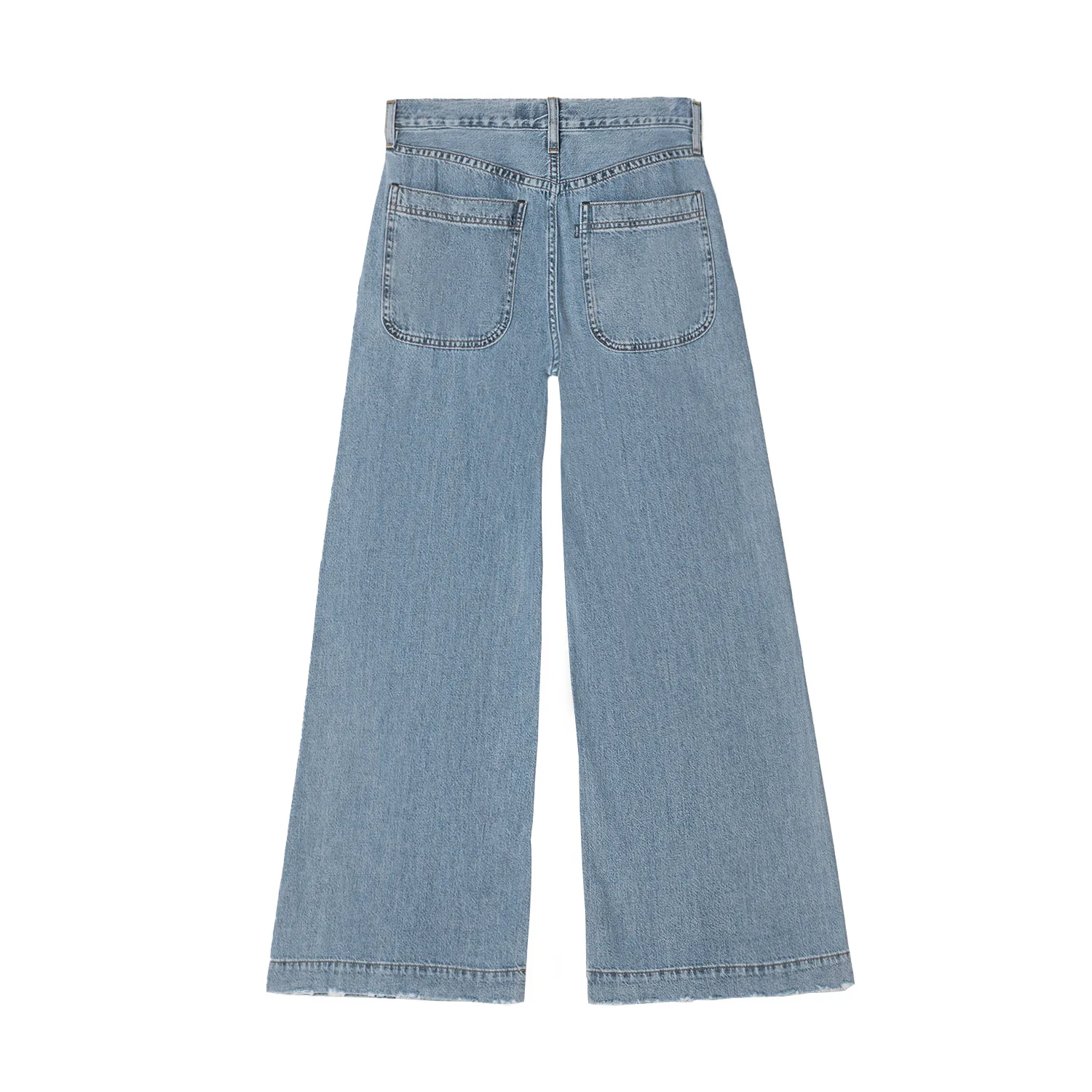 Levis Джинсы женские светло-голубые умеренно широкие — фото 3