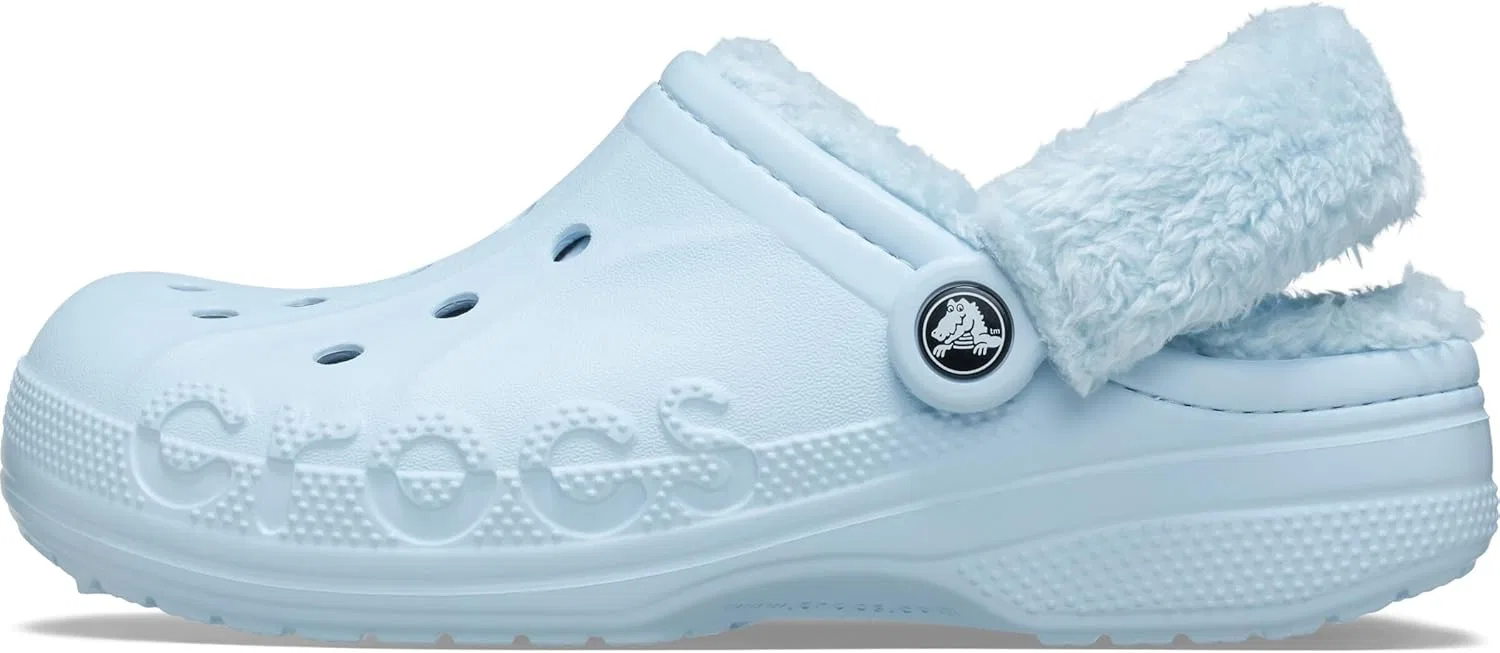Деревянные сабо Crocs Unisex Baya на подкладке, Mineral Blue — фото 4