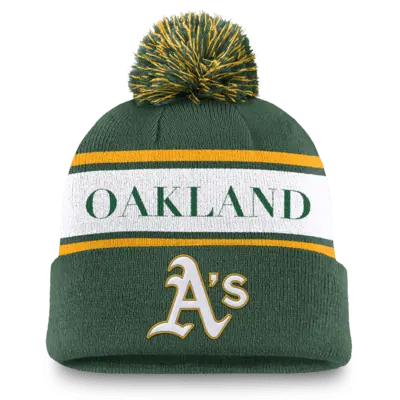 

Шапка Nike Oakland Athletics Team Stripe Peak, зеленый
