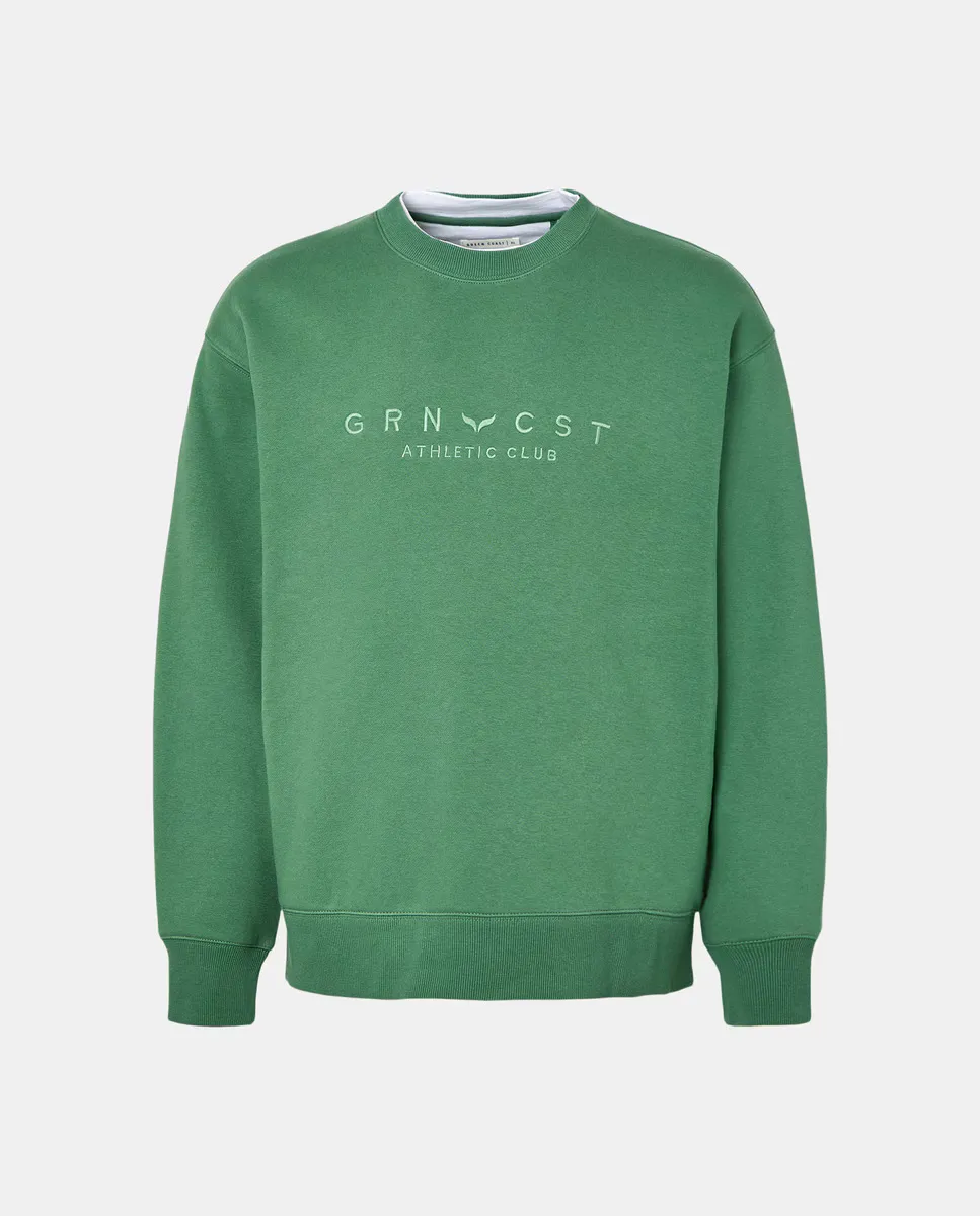 

Мужская свитшот с круглым вырезом Green Coast, зеленый