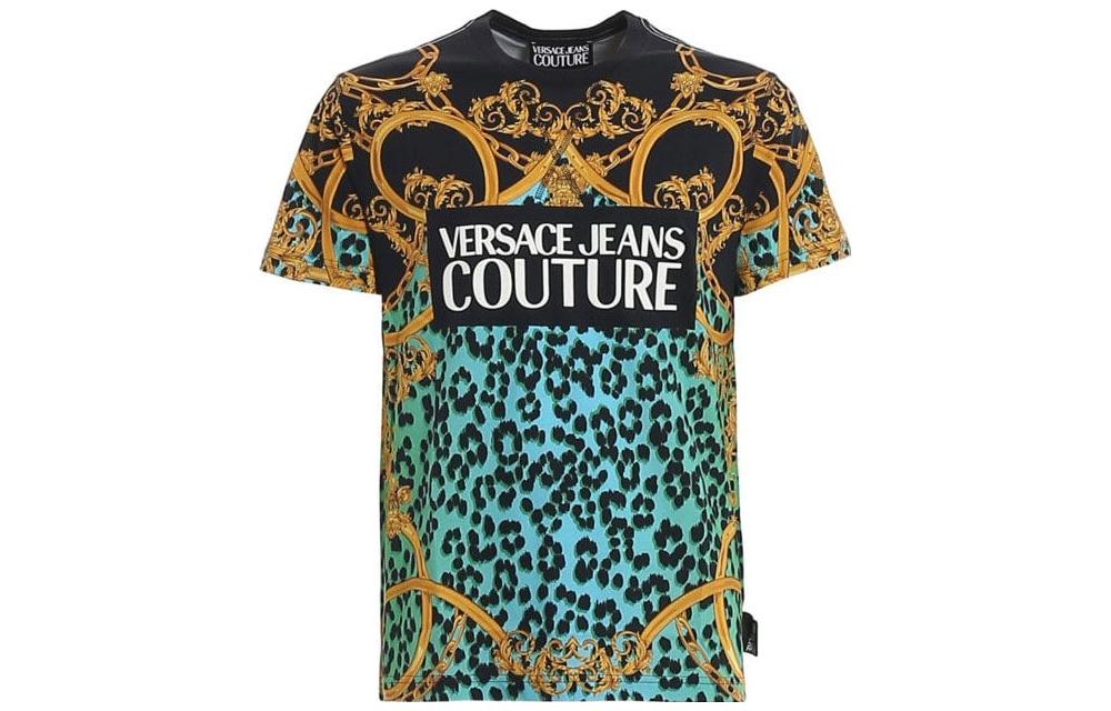 

Футболка мужская зеленая VERSACE