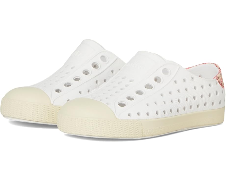 

Детские кроссовки Native Shoes Jefferson Block (Toddler) Native Shoes Kids, Shell White/Bone White/Popsicle Palm Block