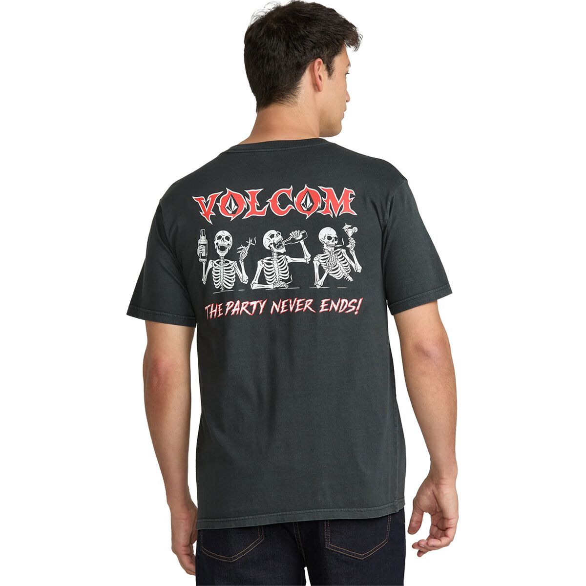 

Футболка Never ends Volcom, цвет stealth