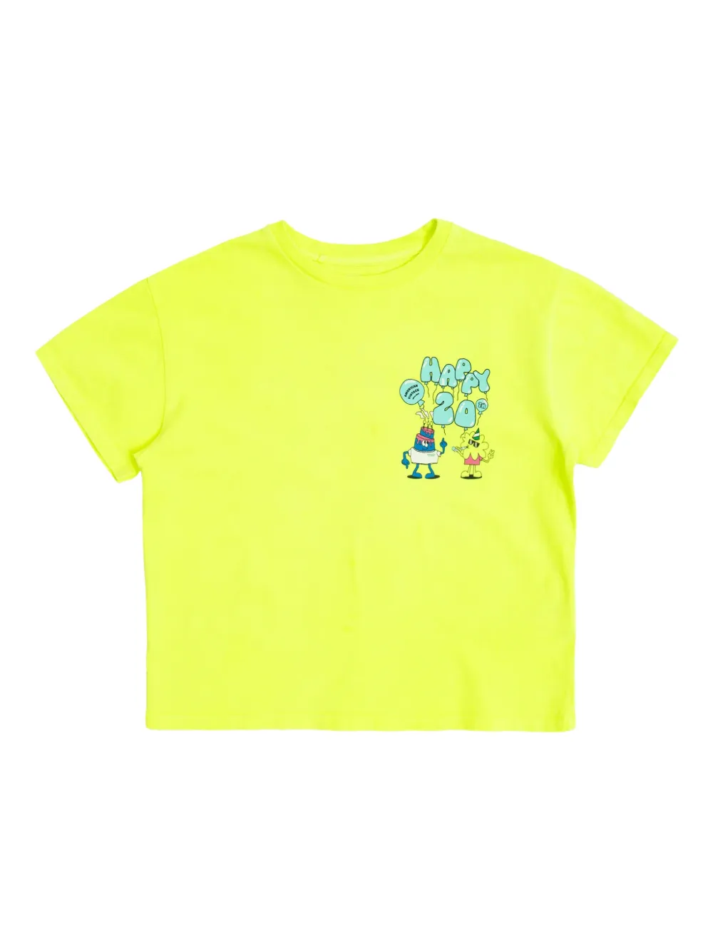 

Футболка с графичным принтом American Vintage Kids, желтый