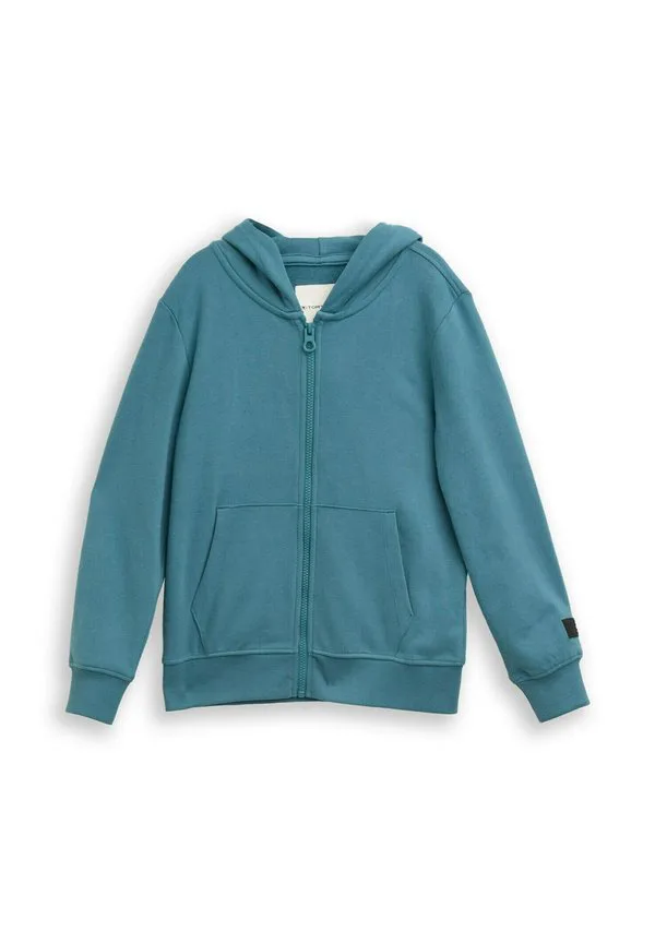 Простая толстовка на молнии Tom Tailor, Pastel Teal