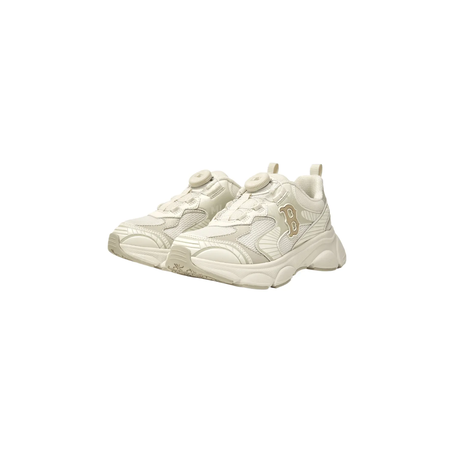Polyester Low top Running Shoes Kids' MLB KIDS, бежевый — фото 4