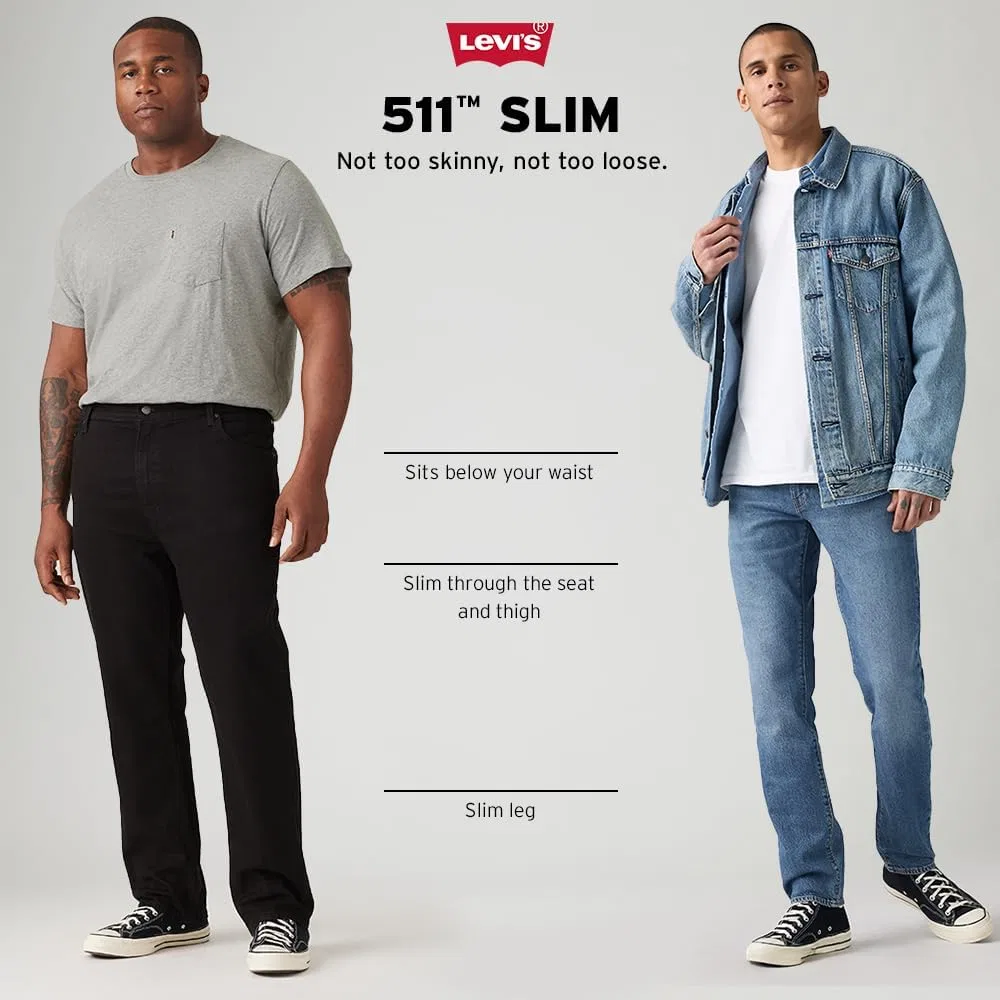 Джинсы Levi's 511 Slim Fit, Advanced Stretch — фото 4