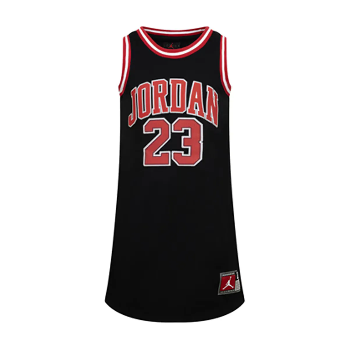 

Платье для девочки 23 Трикотажное платье Jordan, черный/красный