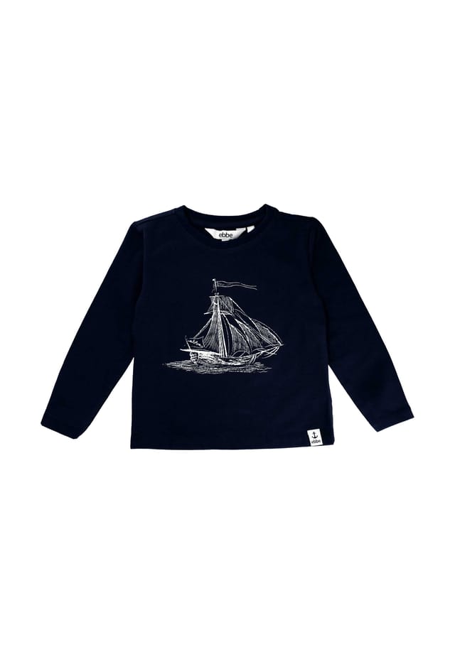 

Рубашка с длинными рукавами Crawford Ebbe, цвет navy ship print