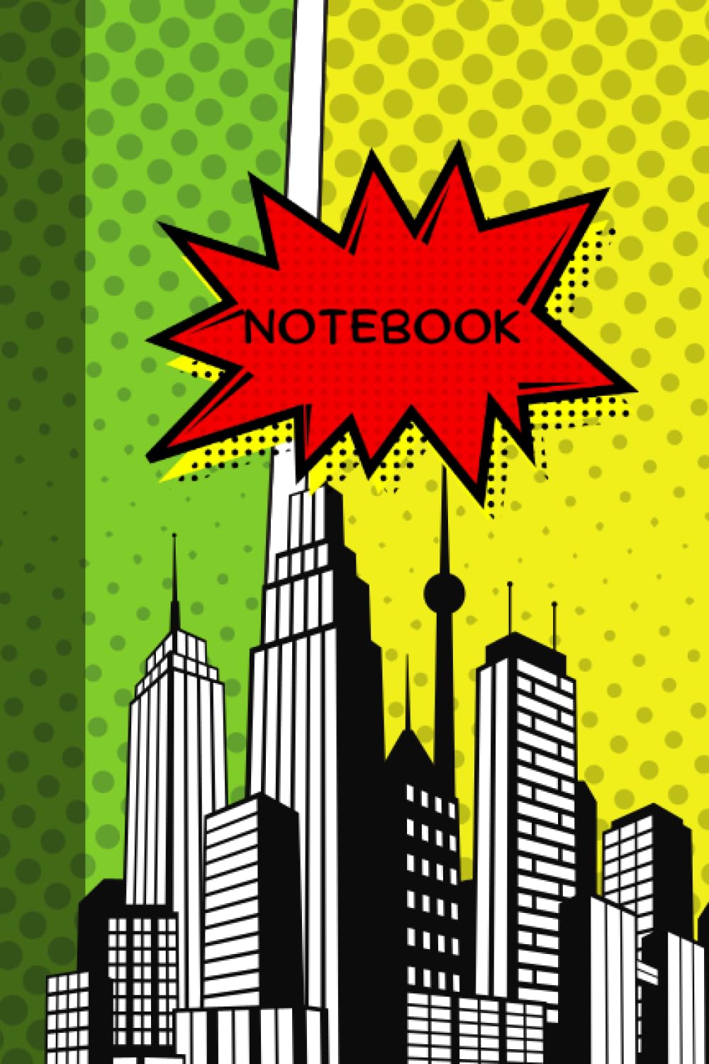 

A simple lined notebook with a comic inspired cover: ideal for creating a journal, a diary, research note & study notes (Independently published)