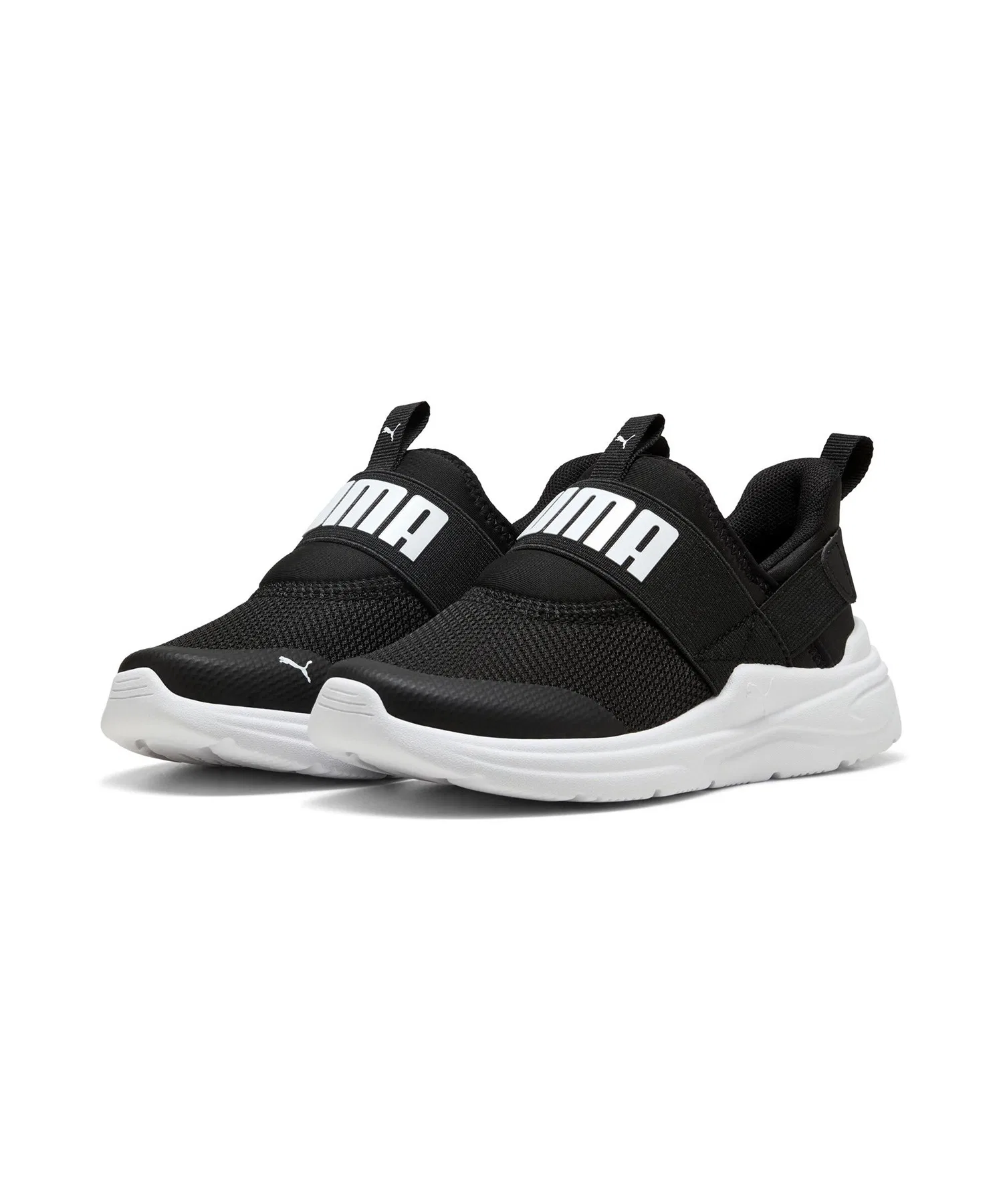 Детские кроссовки-слипоны PUMA SOFT WIRE EASE IN PS белые
