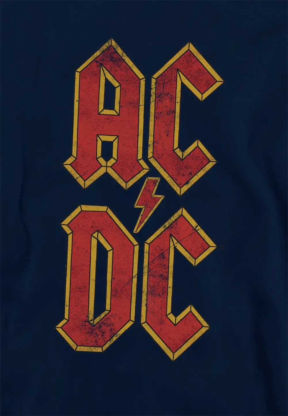 Детский худи ACDC Stack Logo, темно-синий Ac/Dc, темно-синий — фото 2