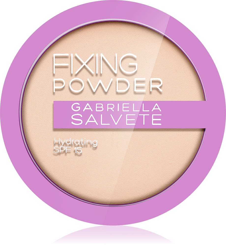 

Фиксирующая пудра, увлажняющая, мелкодисперсная, spf 15 Gabriella Salvete, atspalvis 01 pure nude 8 гр