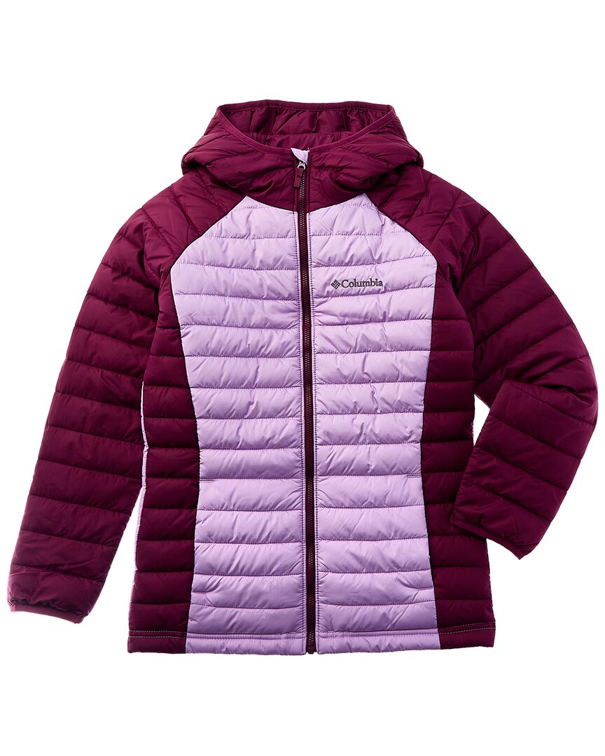 

Куртка с капюшоном Columbia Powder Lite, розовый