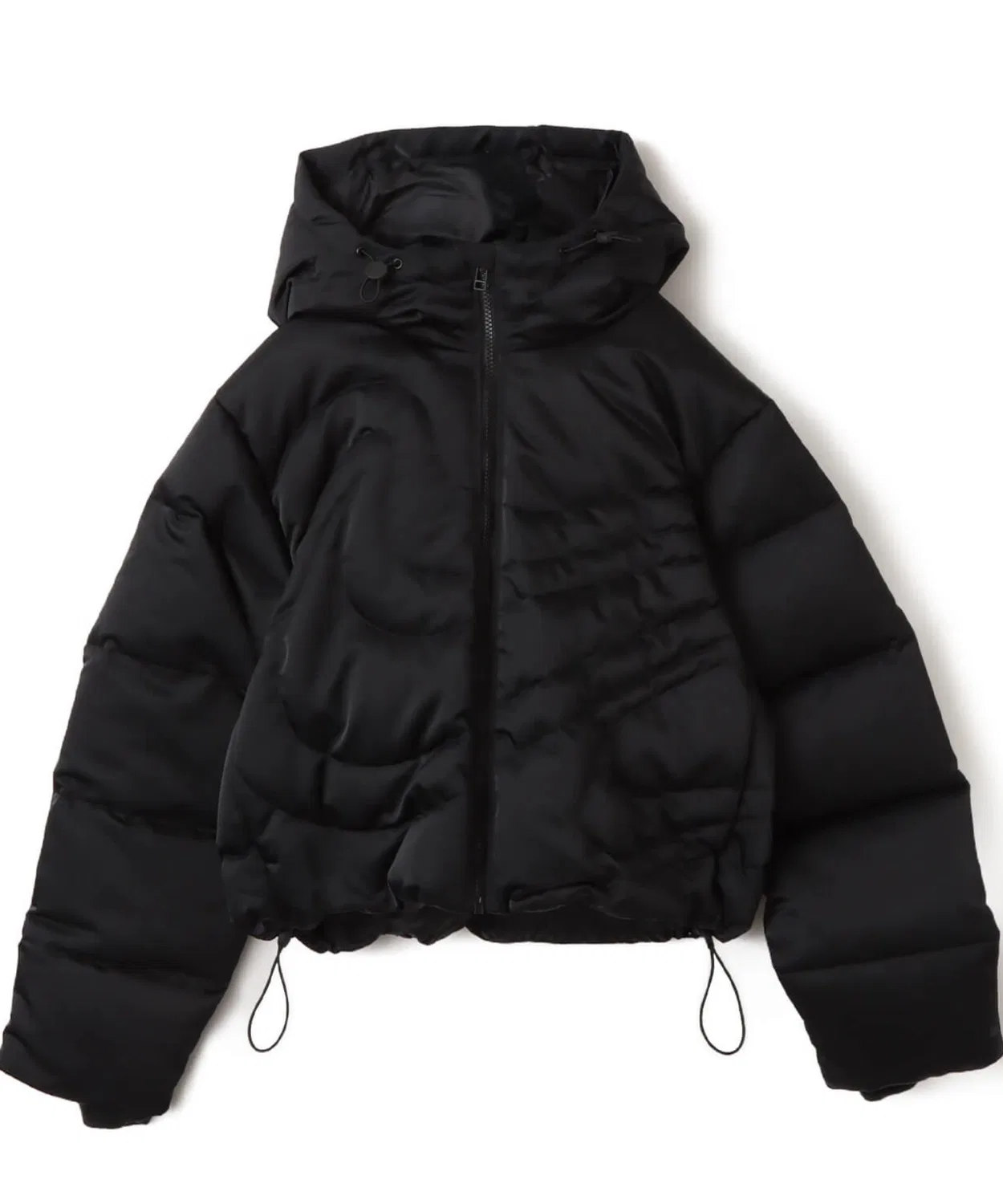 Куртка пуховая женская Nike Therma-FIT Swoosh Series Oversized Down Puffer Jacket, чёрный — фото 3