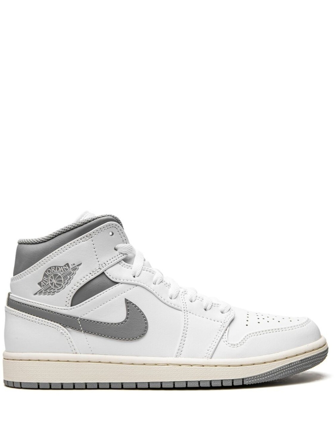 

Кроссовки Air 1 Mid White/Stealth Grey Jordan, белый
