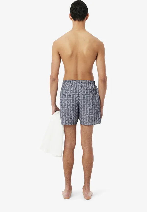 Плавки-Шорты maillot de bain Lacoste, Gris Fonce Gris-Yin — фото 3