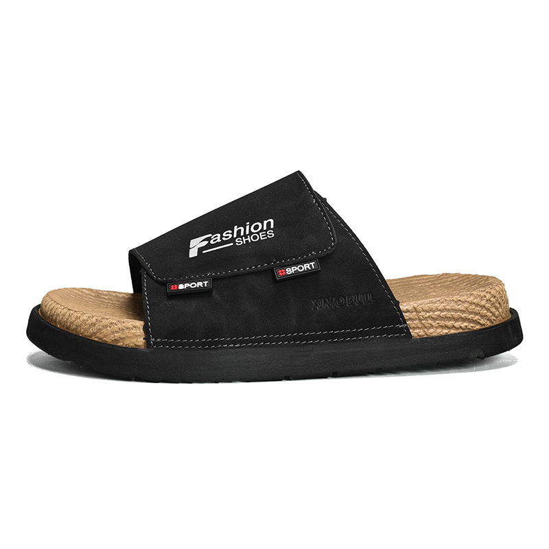 

Резиновые тапочки-слайды мужские XIMO BULL, Black