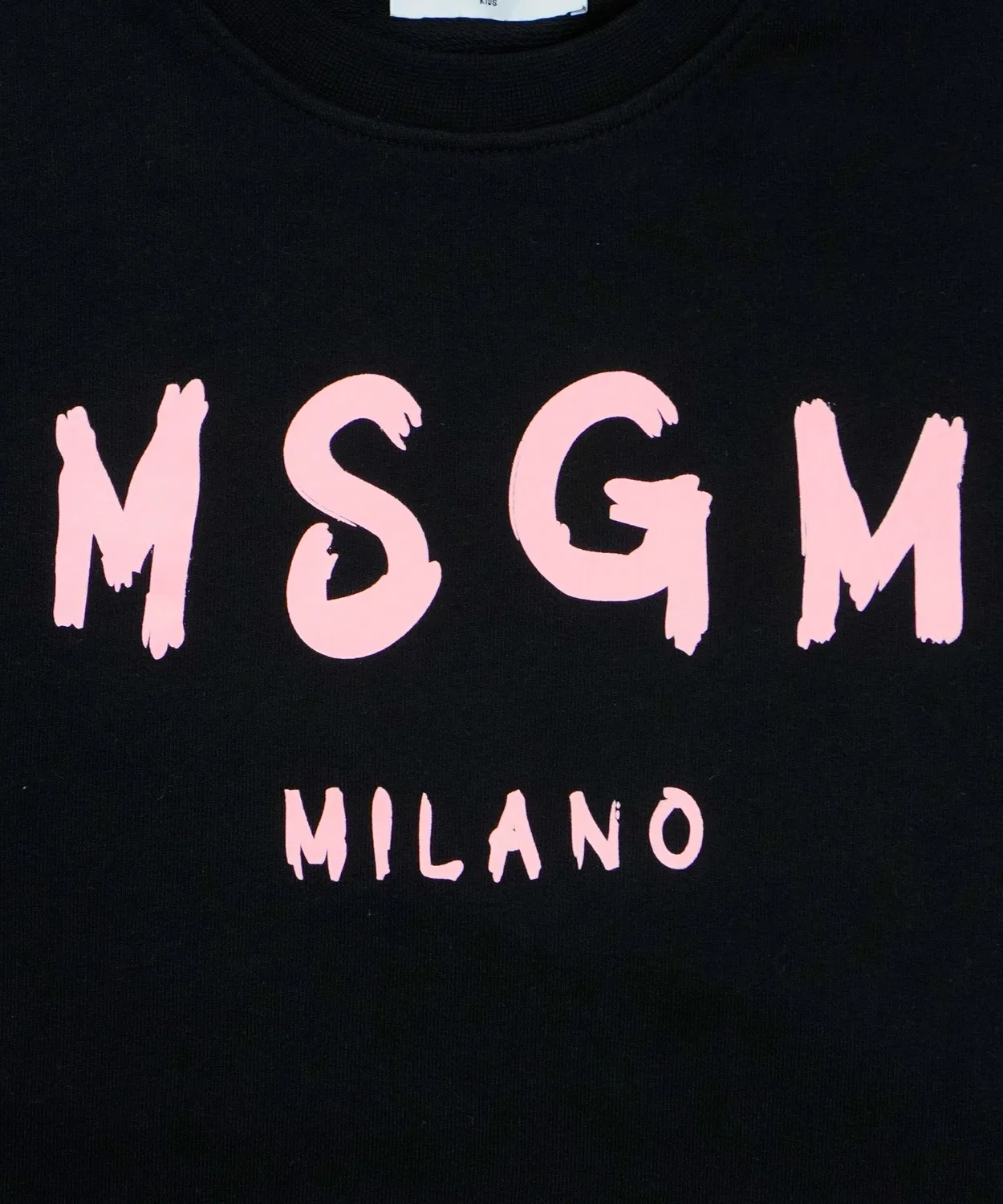 Свитшот с логотипом MSGM Kids, хлопок, жёлтый — фото 3