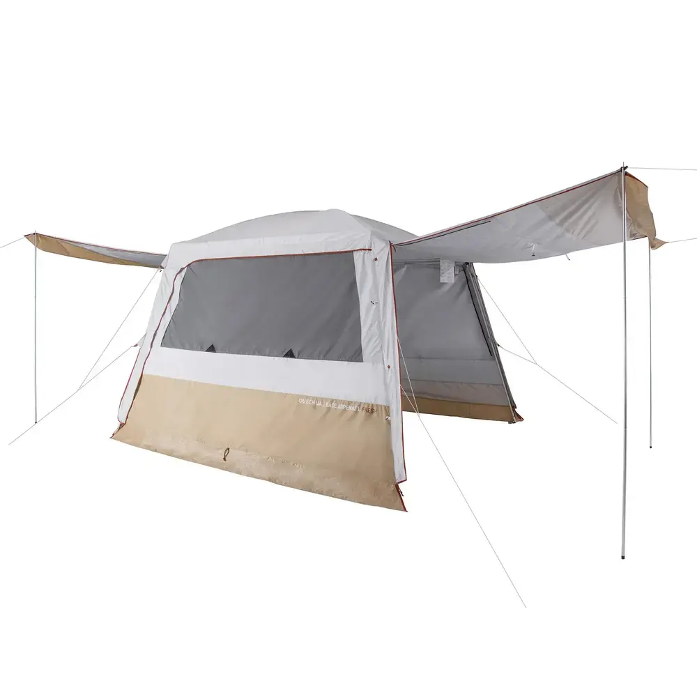 

Ручная палатка для кемпинга с одной спальней и гостиной Outdoor Shelter Account DECATHLON, белый