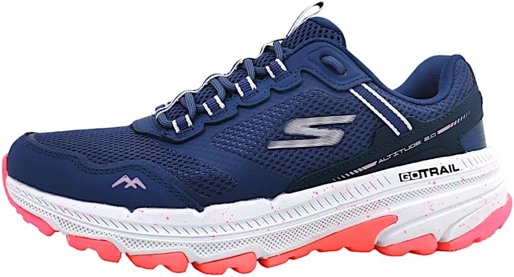 

Кроссовки для бега по трейлам Skechers Women's Go Run Trail Altitude 2.0 - Ravine, синий/розовый/темно-синий