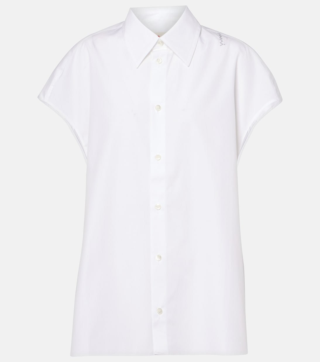 

Хлопковый топ Marni, Lily White