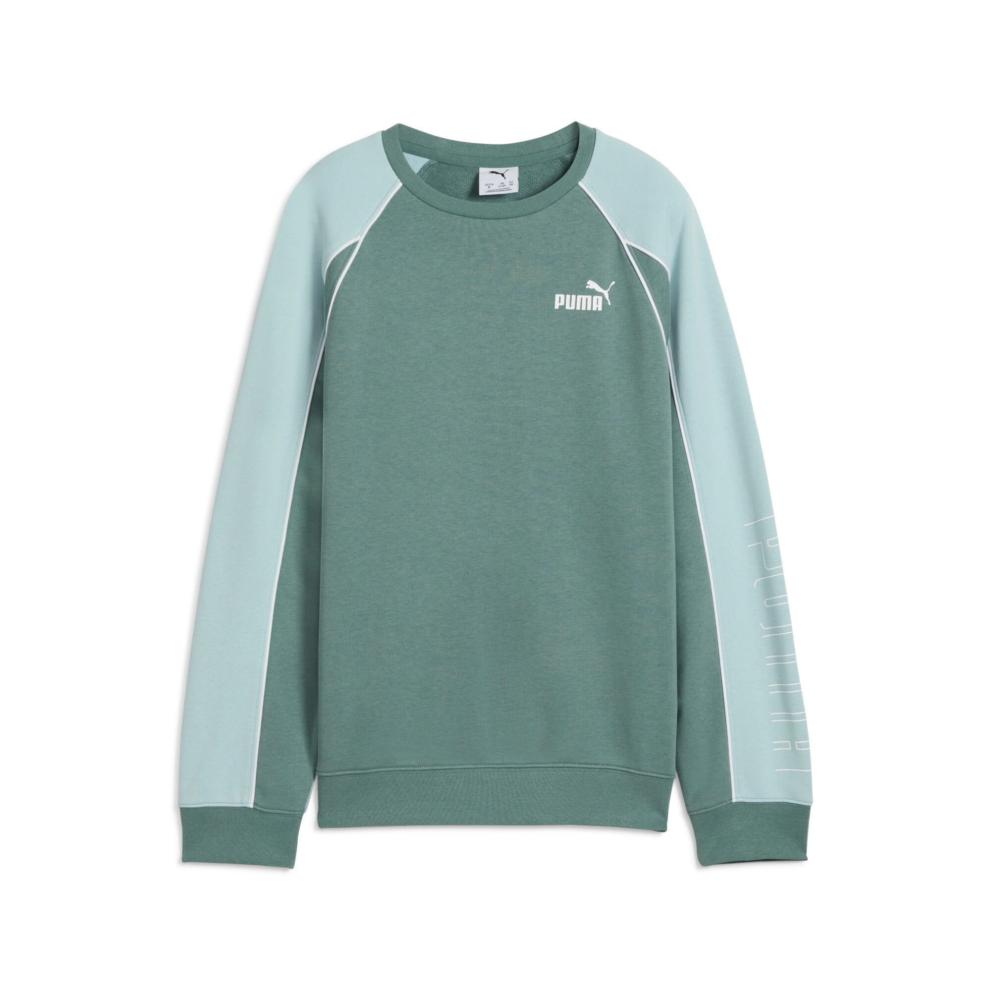 

Женская толстовка PUMA SPORT Crew, цвет green moon