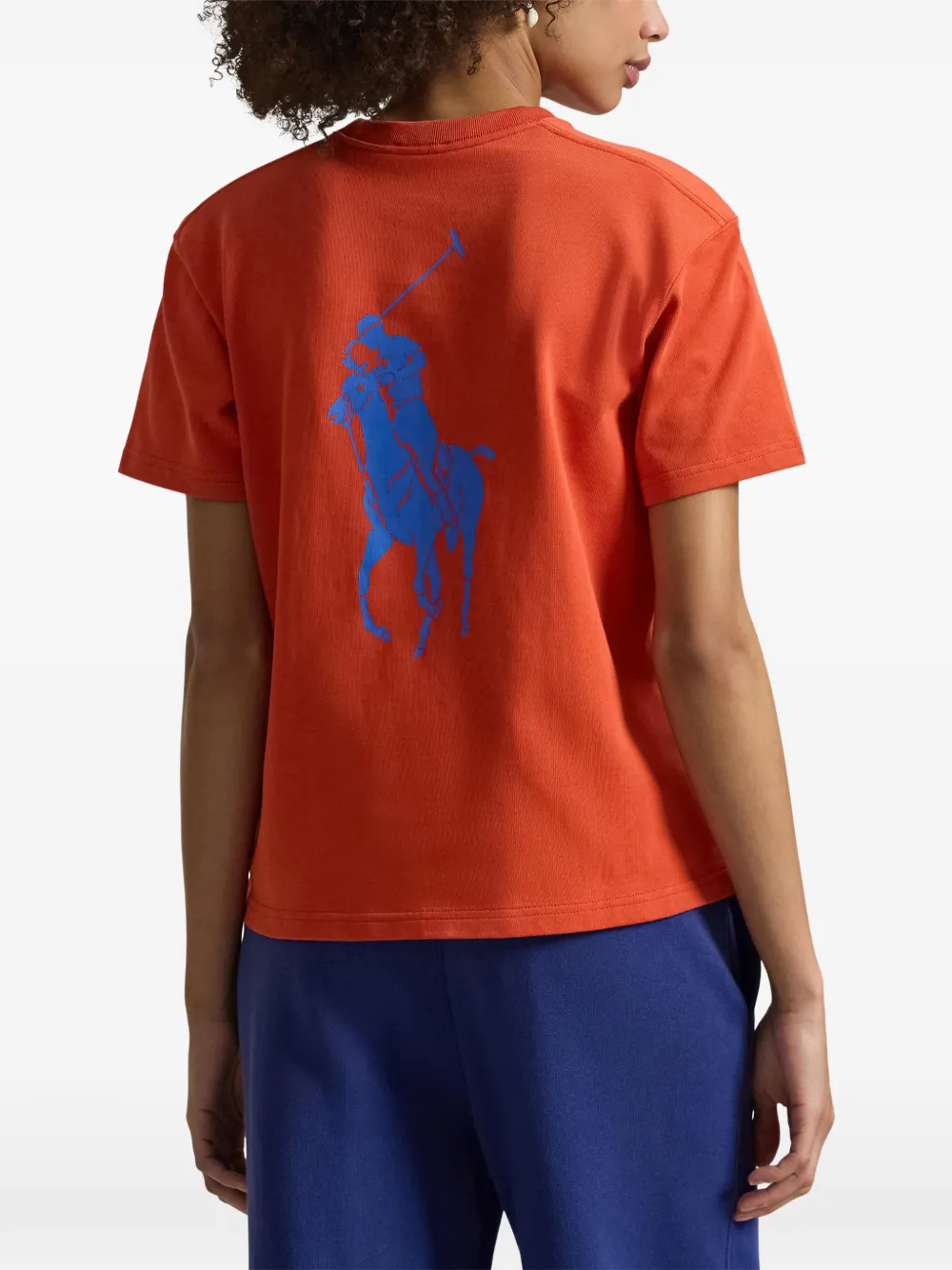 Футболка с круглым вырезом Polo Ralph Lauren, оранжевый — фото 4