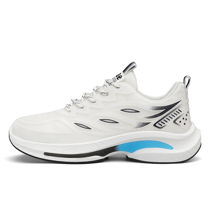 

TONYBEAR Мужские низкие беговые кроссовки бело-черные, цвет White Black