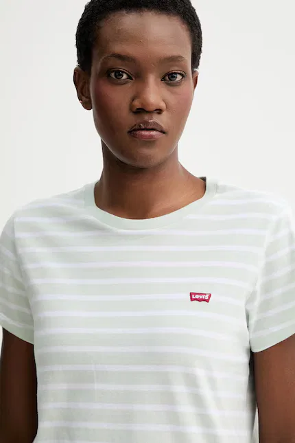 Футболка с принтом Perfect Tee Levi's, зеленый — фото 4