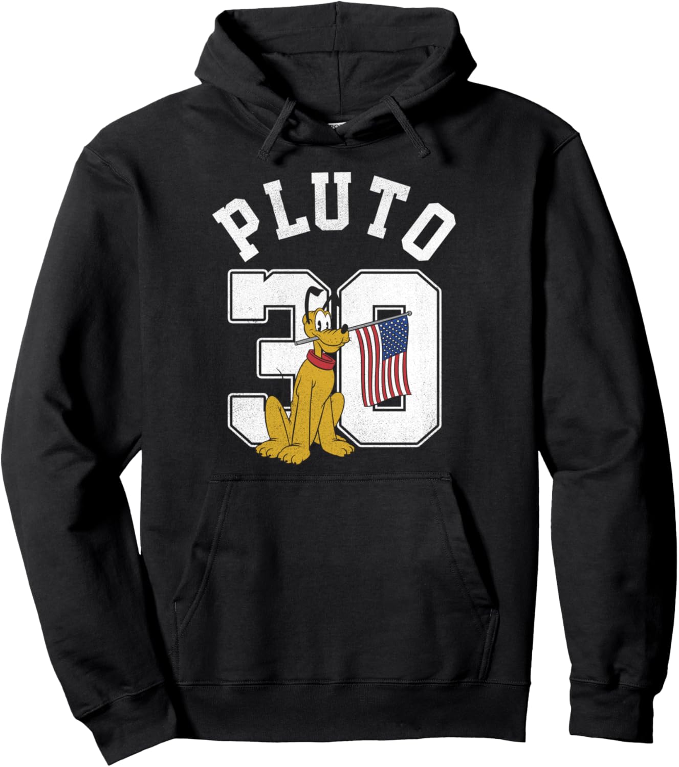 

Худи Disney Mickey & Friends Pluto American Flag University, черная, Черный, Худи Disney Mickey & Friends Pluto American Flag University, черная