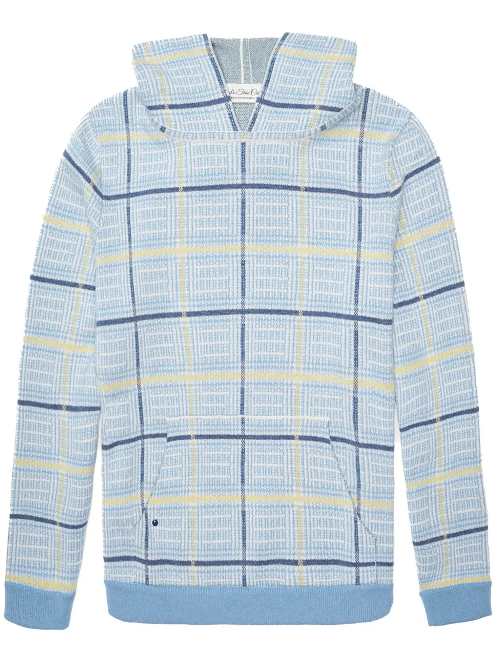 

Кашемировое худи GOD'S TRUE CASHMERE, синий