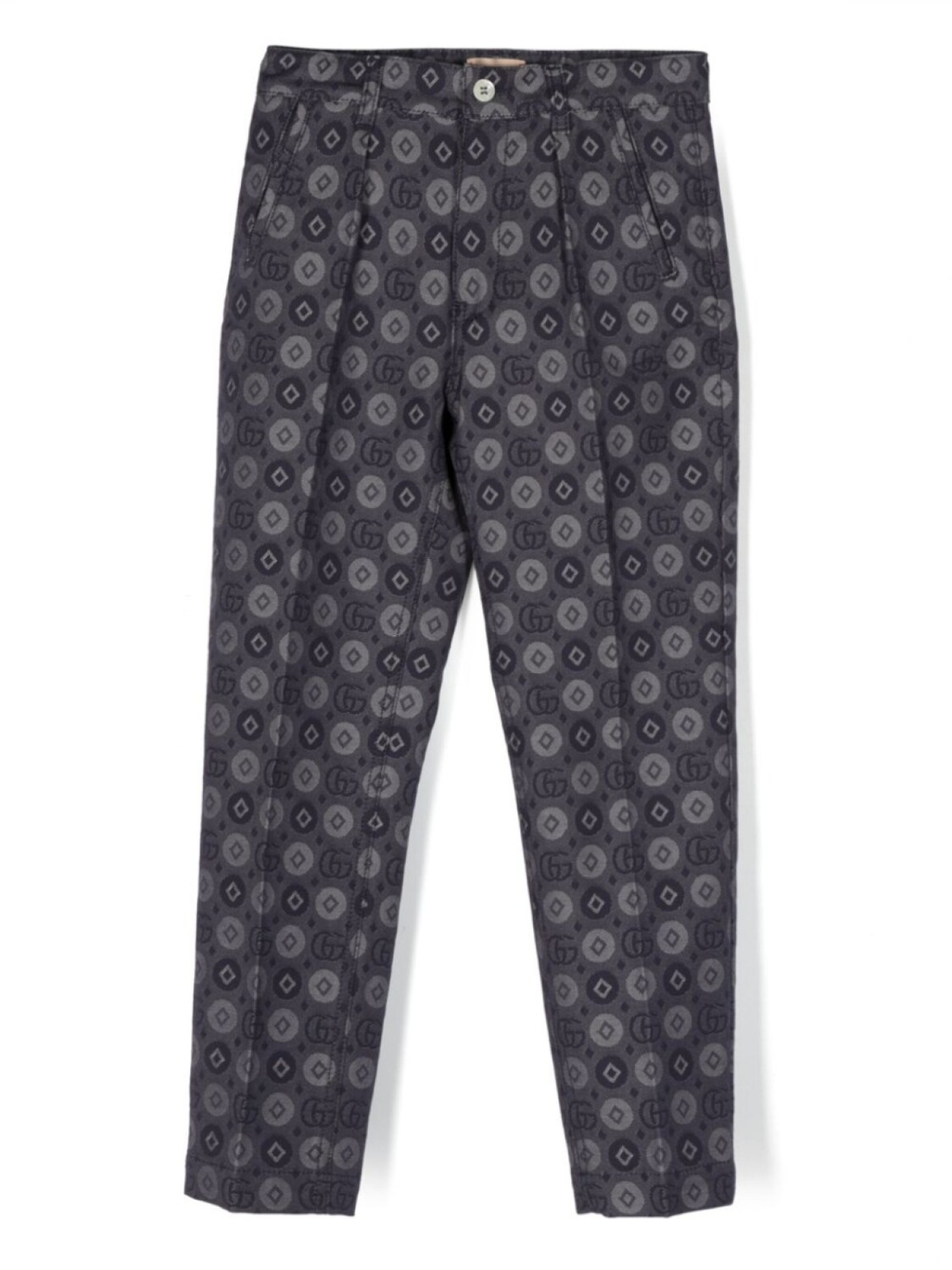 

Gucci Kids брюки с узором GG, синий