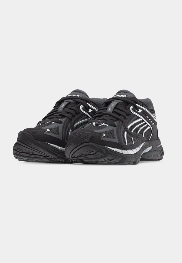 Кроссовки skyjet jr, черные/темно-серые/серебристые Puma, Black/Cool Dark Gray/Silver-Coloured — фото 3