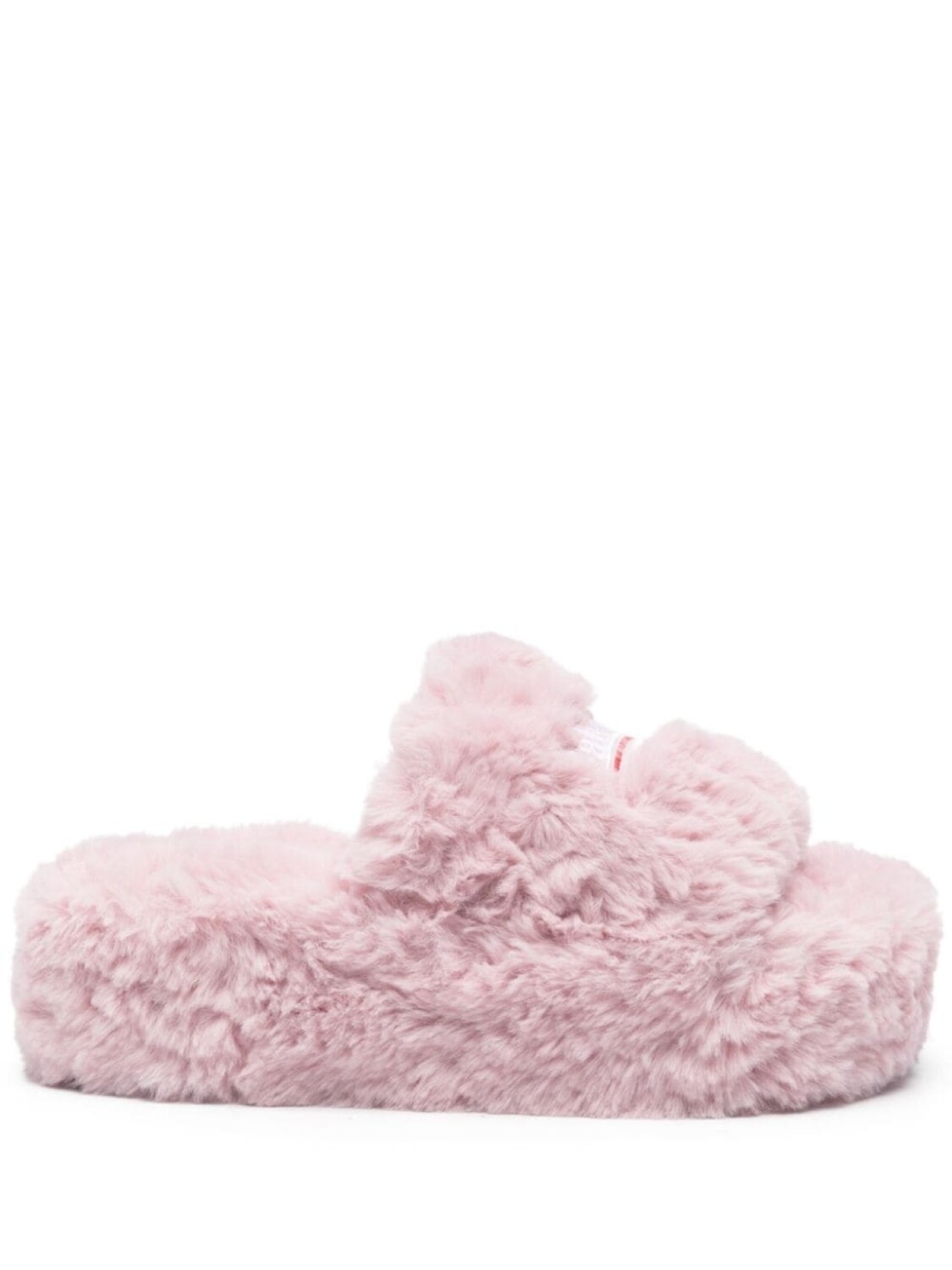 

Balenciaga слайды Furry Platform, розовый