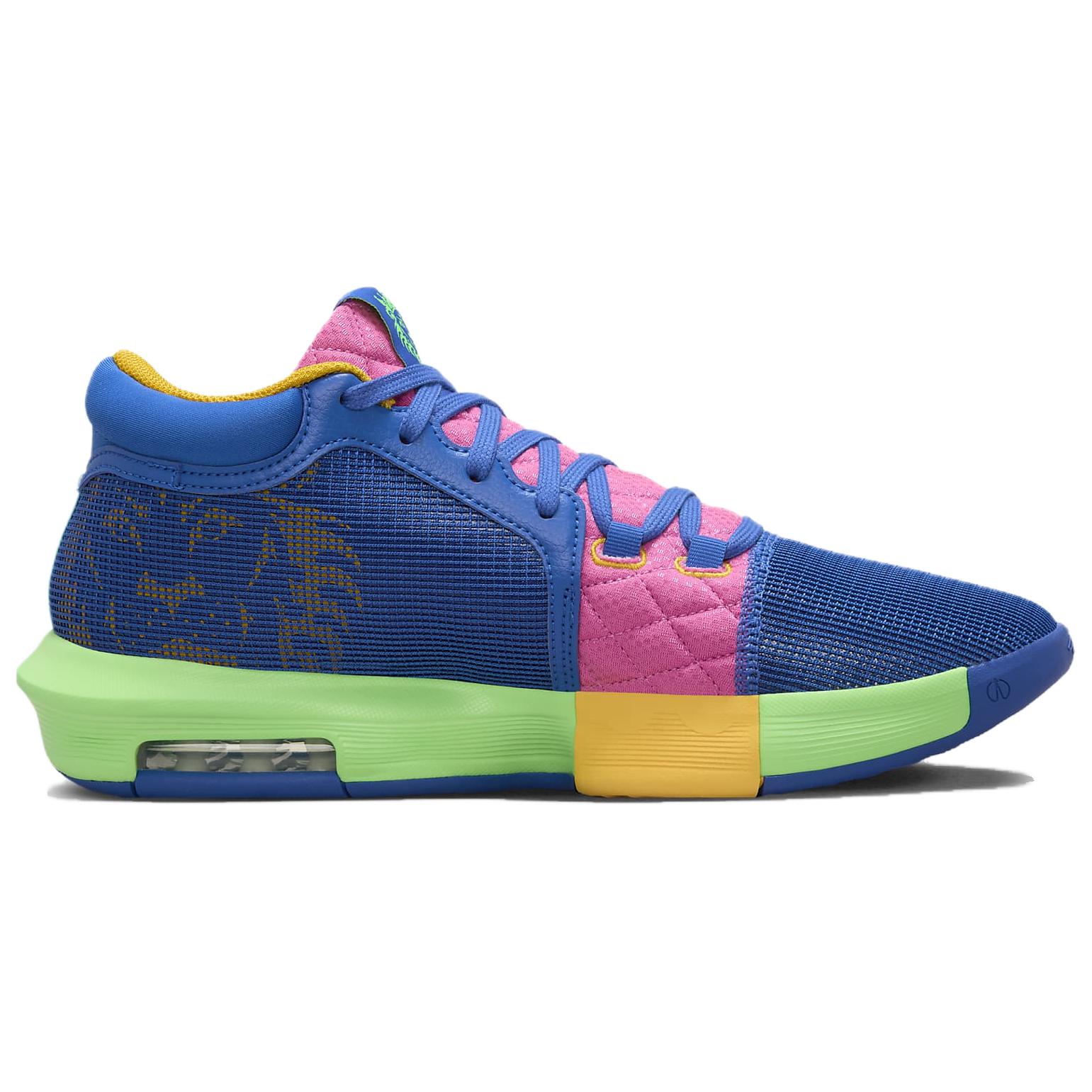 Футболка Nike Lebron 8 Witness I Promise School Синяя Розовая — фото 2