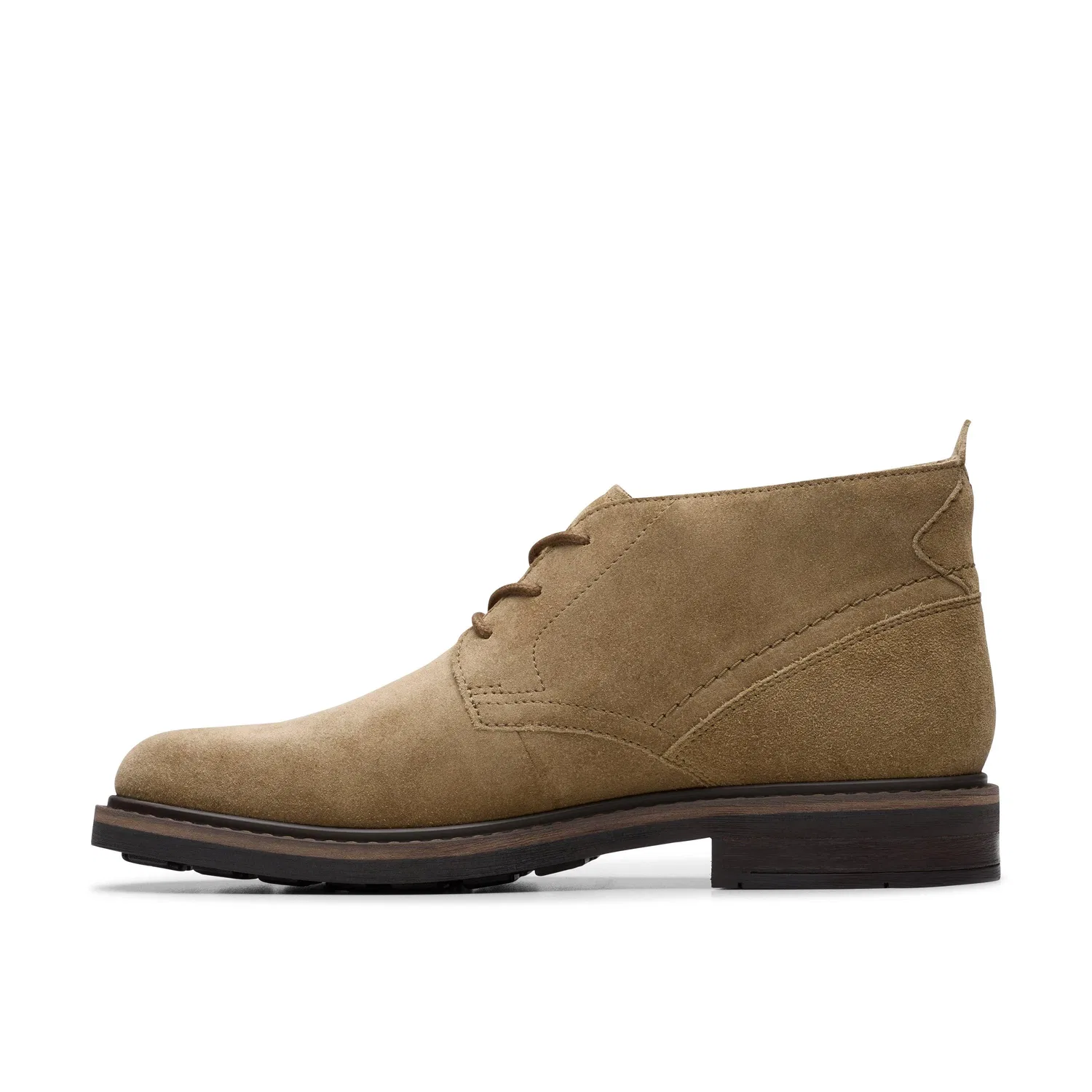Ботинки Chukka Clarks Newford Mid, бежевый — фото 2