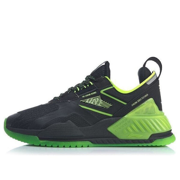 

Кроссовки 001 t2000 'black green' Li-Ning, черный