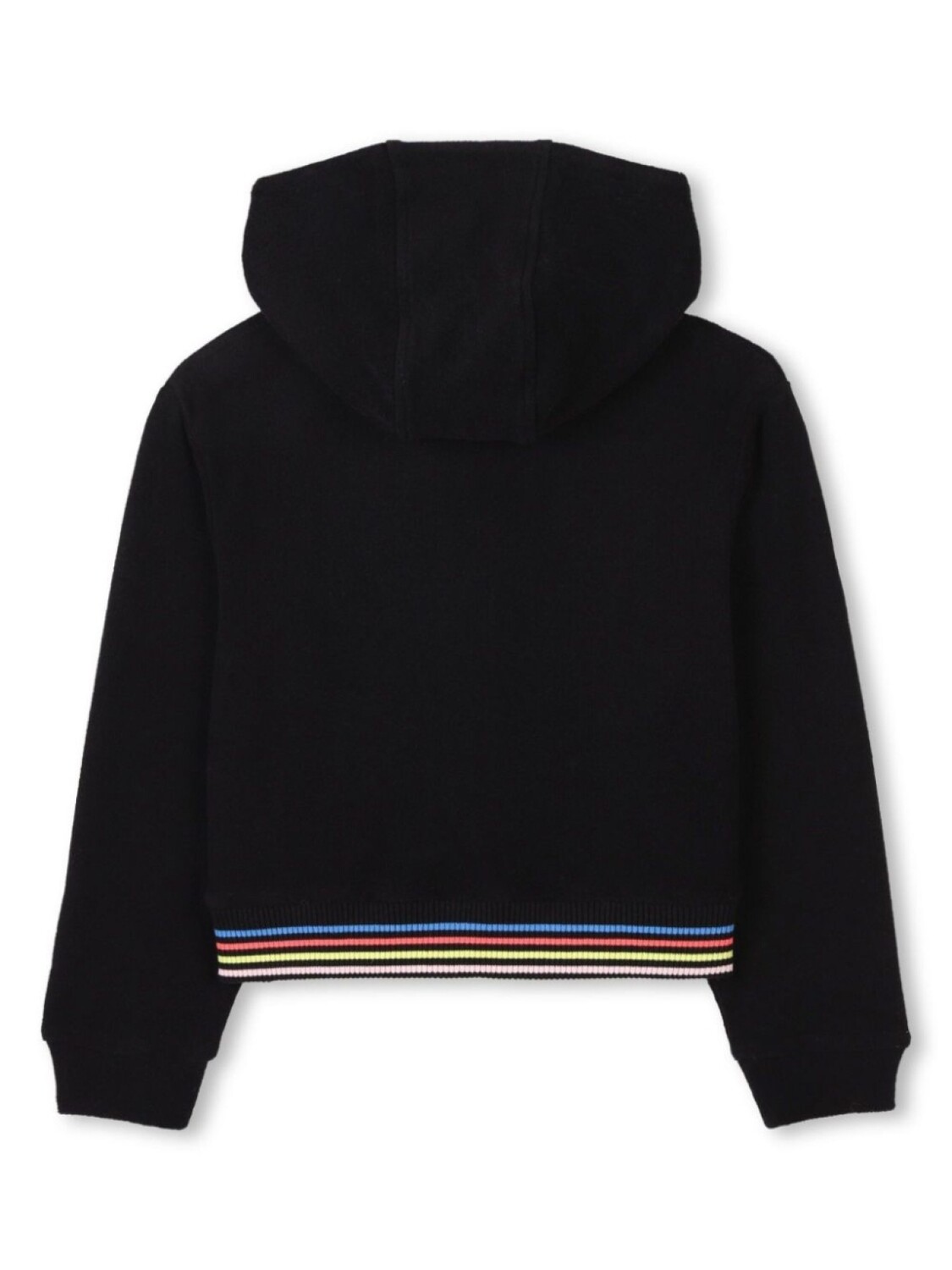 SONIA RYKIEL ENFANT худи на молнии с контрастными полосками, черный — фото 2