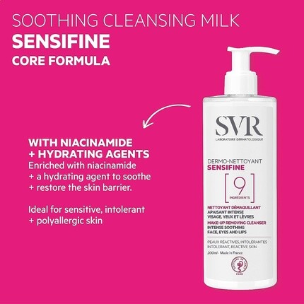 Средство для снятия макияжа Svr — Sensifine Очищающее, 400 мл — фото 3