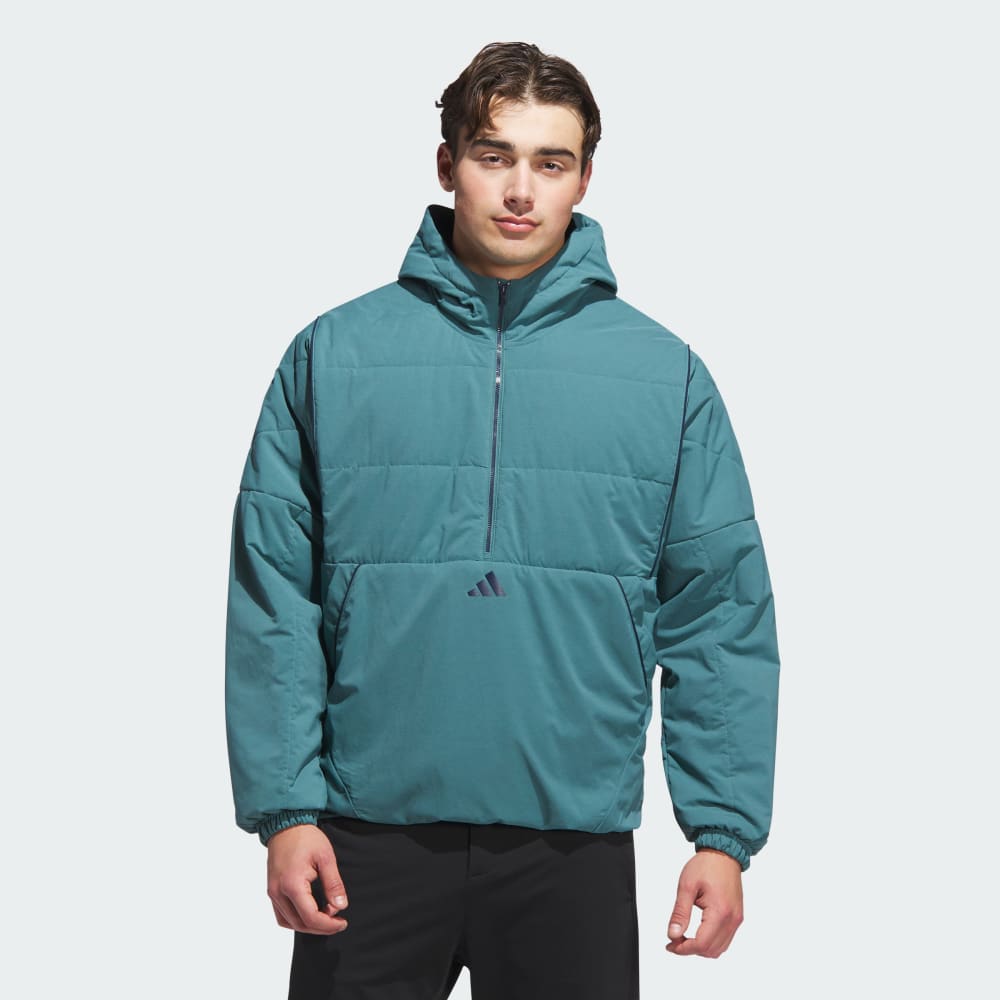 

Куртка Adidas Beyond Twistweave Half-Zip Filled Loose Jacket, цвет Preloved Teal