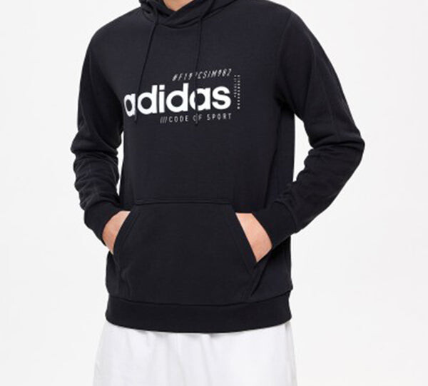 Толстовка adidas Sports Running Long-sleeve Shirt Men Black, черный — фото 4