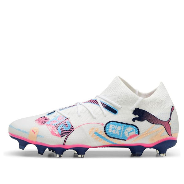 

Кроссовки future 7 match volume up fg/ag 'white luminous blue pink' Puma, белый