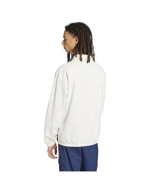 Тренировочная куртка adidas Originals, свободный крой, тёмно-синяя — фото 4